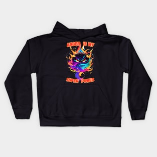 Anger is my SuperPower Kids Hoodie